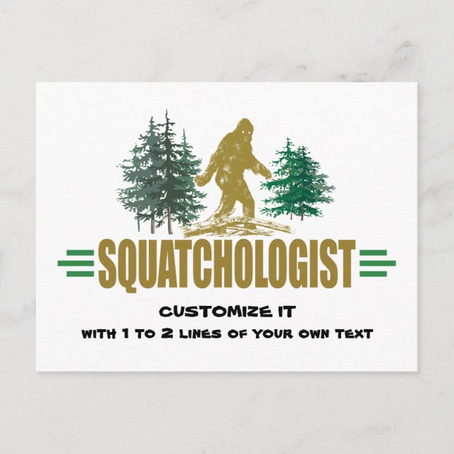 Big Foot Vykort (Framsida)