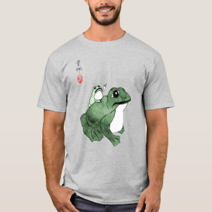 Big Frog Little Japanska Frog Toad 1800-talet T Shirt