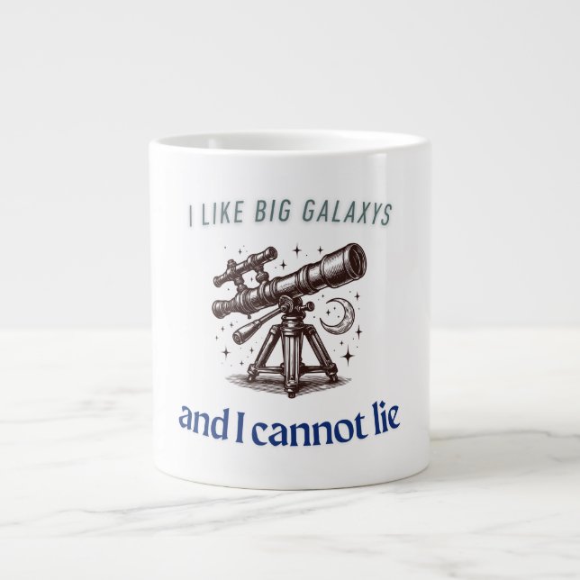 Big Galaxys Funny Space Jumbo Mugg (Framsidan)