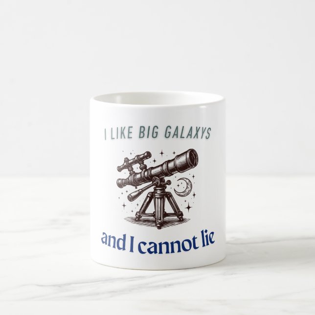 Big Galaxys Funny Space Kaffemugg (Center)