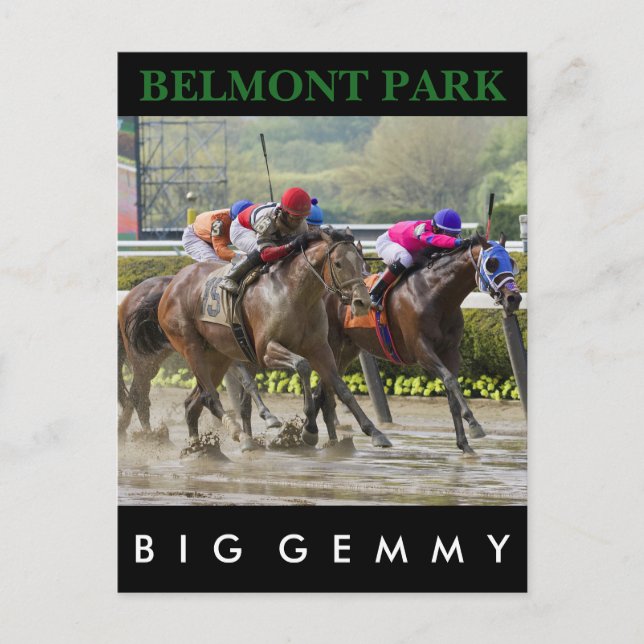 Big Gemmy - Jose Lezcano NY Bred Vykort (Framsida)