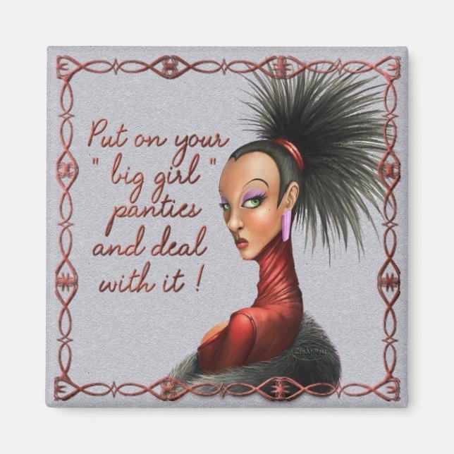 BIG GIRL PANTIES Magnet (Framsidan)