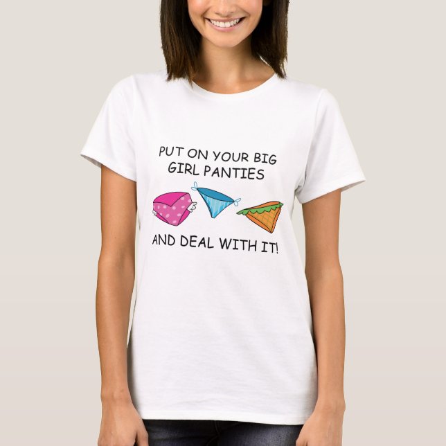 Big Girl Panties T Shirt (Framsida)