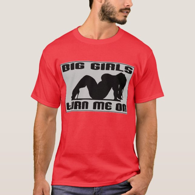 Big Girls slår på mig - T-Shirt (Framsida)