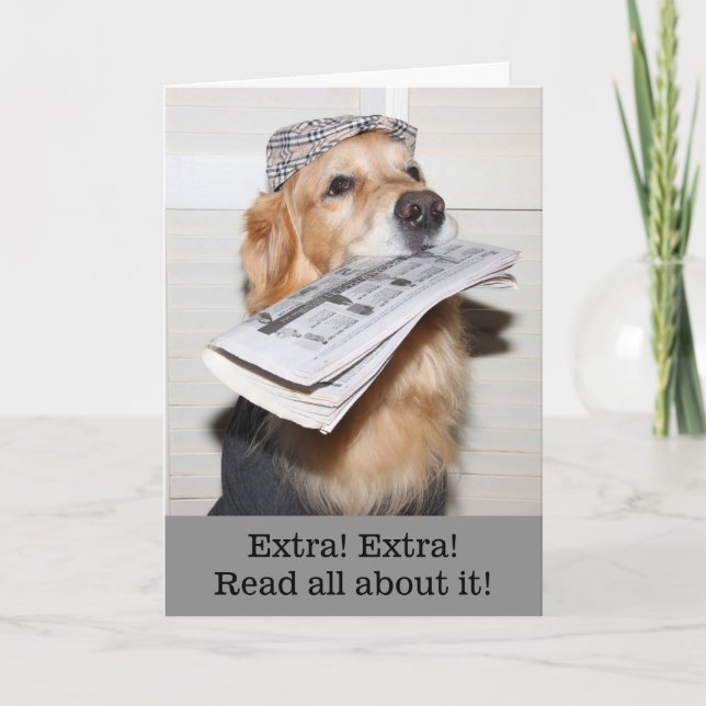 Big Golden News Grattiss Kort (Framsida)