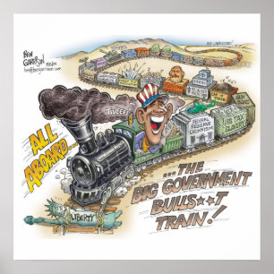 Big Govt Tåg Poster