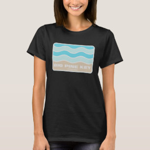 Big Gräs Nyckel Florida Retro FL Vågar Beach Souve T Shirt