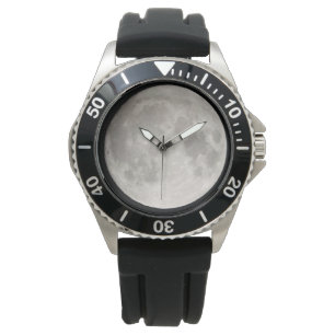 Big grått måne eWatch Watch Watch Armbandsur