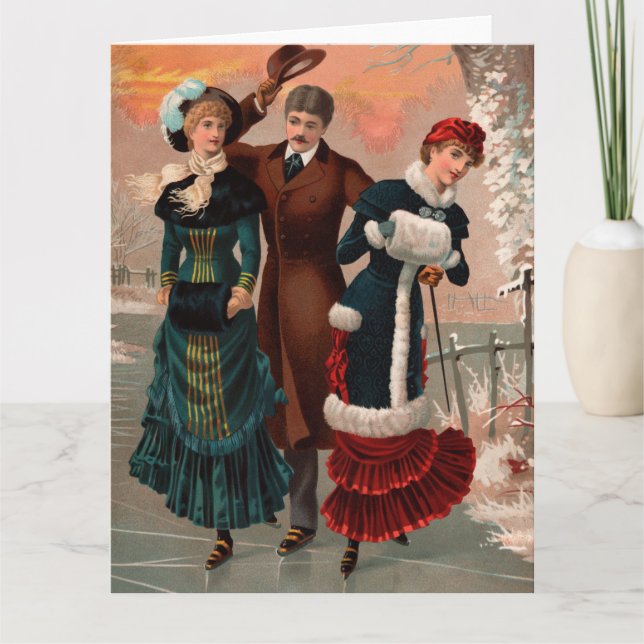 Big Greeting Card för Skater i Centralparken Kort (Framsida)