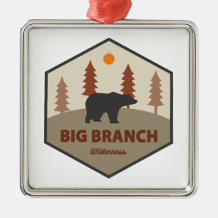 Big Gren Wilderness Vermont Bear Julgransprydnad Metall