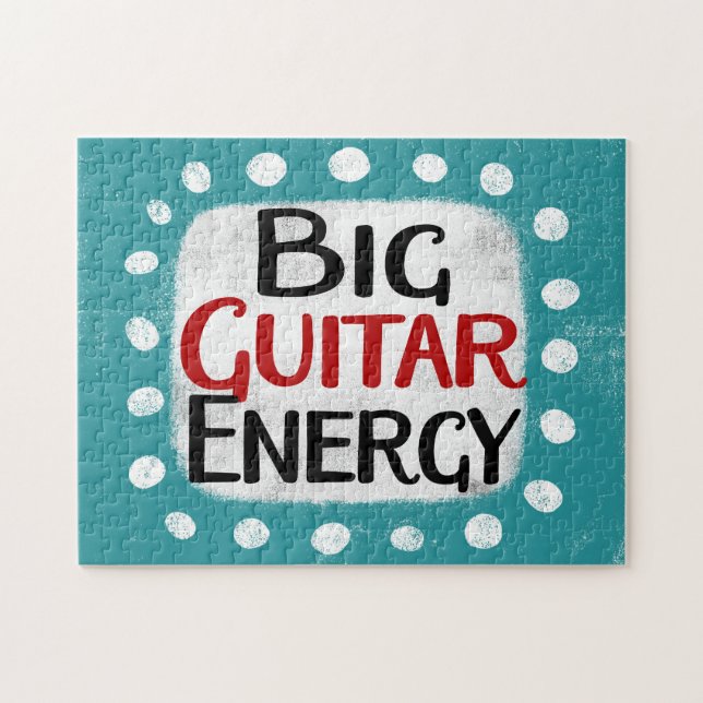 Big Guitar Energy Jigszle Puzzle Pussel (Horisontell)