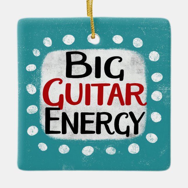 Big Guitar Energy Ornament (Framsida)