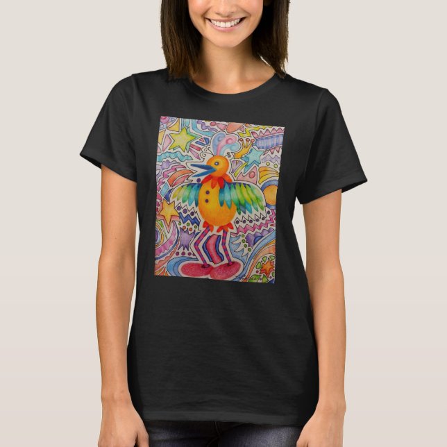 Big Gult Bird T Shirt (Framsida)