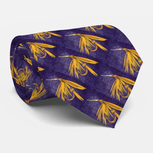 "Big Gult May" Trout Blöt Fly Tie Slips (Rullad)