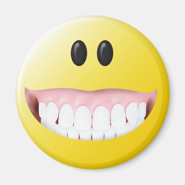 Big Gums Ansikte Magnet (Framsidan)