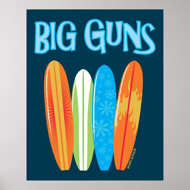 BIG GUNS- SPORTSLANG- POSTER (Framsidan)