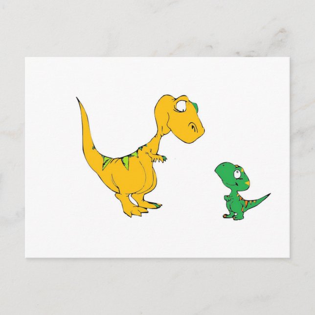 Big Guy & Lil Guy Vykort (Framsida)