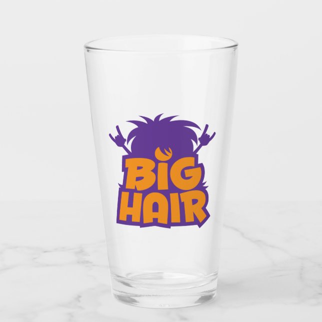 Big Hair Band-Logotyp Glaskopp (Framsida)