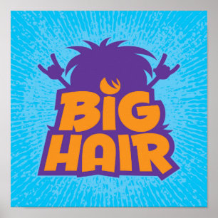 Big Hair Band-Logotyp Poster