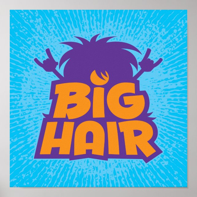 Big Hair Band-Logotyp Poster (Framsidan)