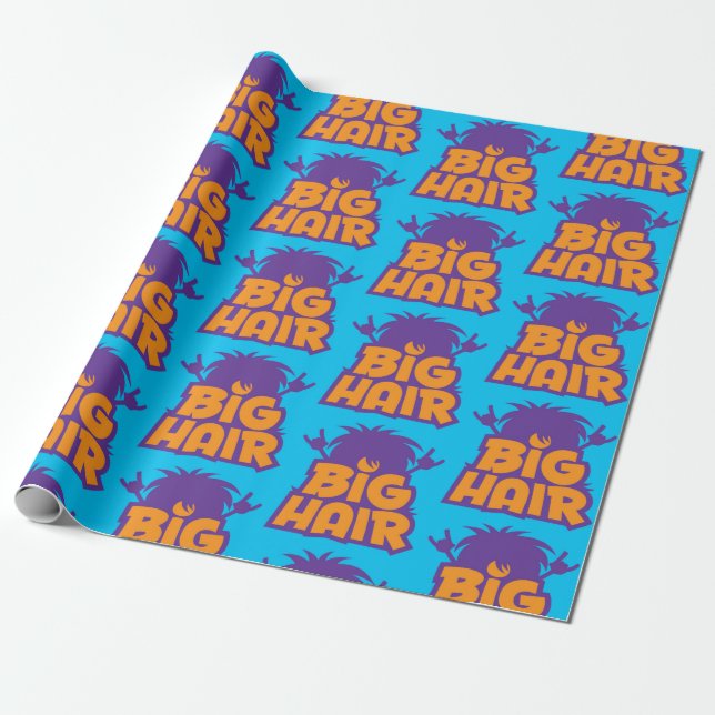 Big Hair Band-Logotyp Presentpapper (Utrullad)