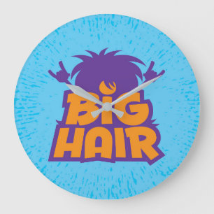 Big Hair Band-Logotyp Stor Klocka