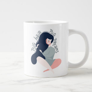 Big Hair Big Dreams Jumbo Mugg