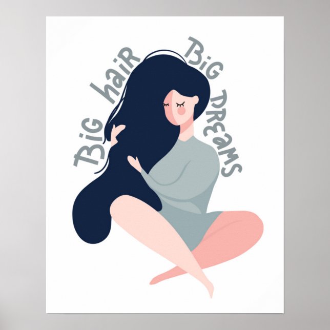 Big Hair Big Dreams Poster (Framsidan)
