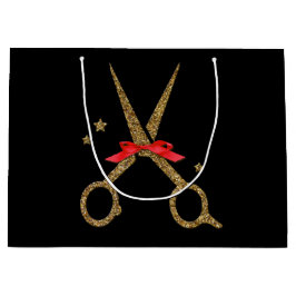 Big HAIR-stilian Golden glitter sax-gåva