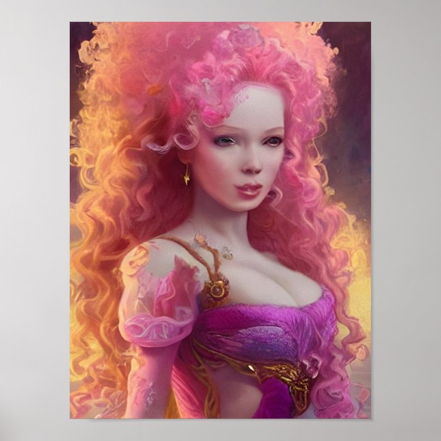 Big Hair Woman Poster (Framsidan)