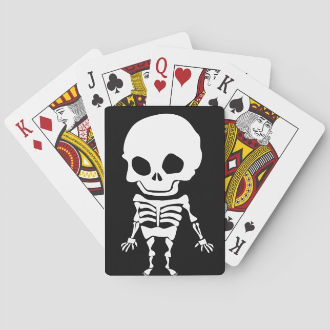 Big Head Skeleton på Casinokort (Baksidan)