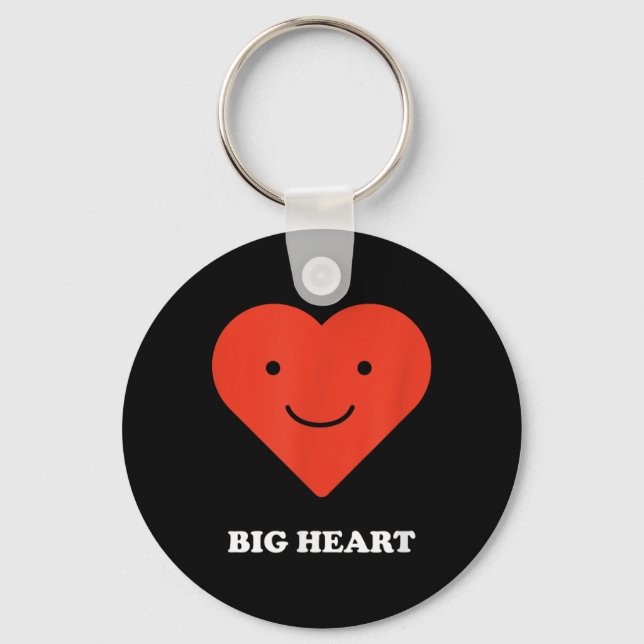 Big Heart Bigger Butt Funny Sarcastic Humor Joke Nyckelring (Framsida)