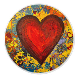 Big Heart - keramisk dragning Knopp