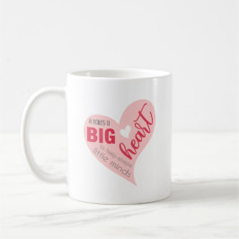 Big Heart Quote Valentine Kaffemugg