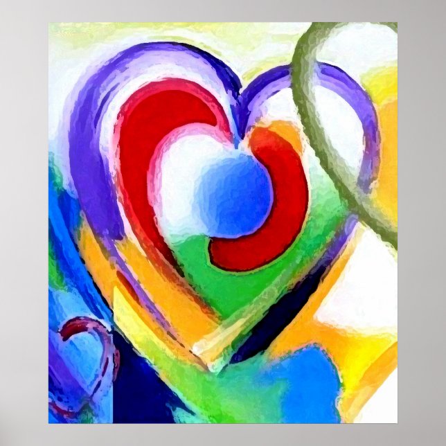 Big Heart Storlek Poster (Framsidan)