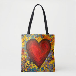 Big Heart Tote Tygkasse