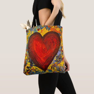 Big Heart Tote Tygkasse