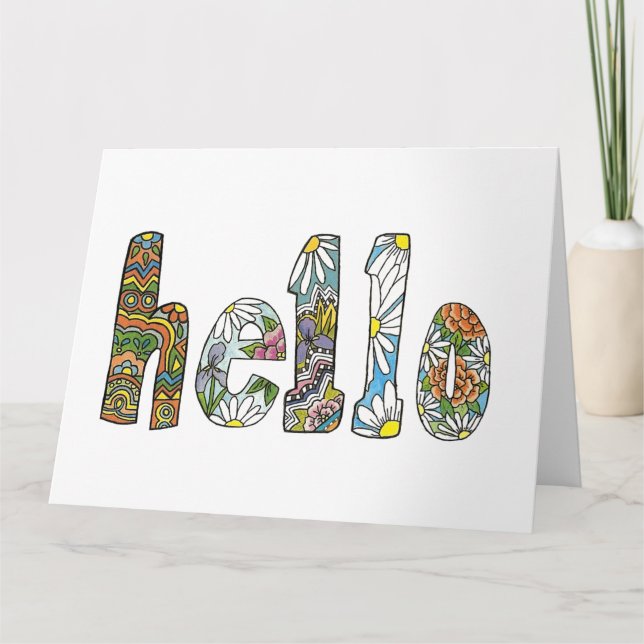 Big Hej Card Kort (Framsida)