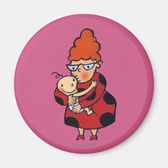 Big Hej Hugs från Auntie i Red Magnet (Framsidan)