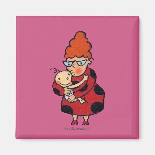 Big Hej Hugs från Auntie i Red Magnet (Framsidan)