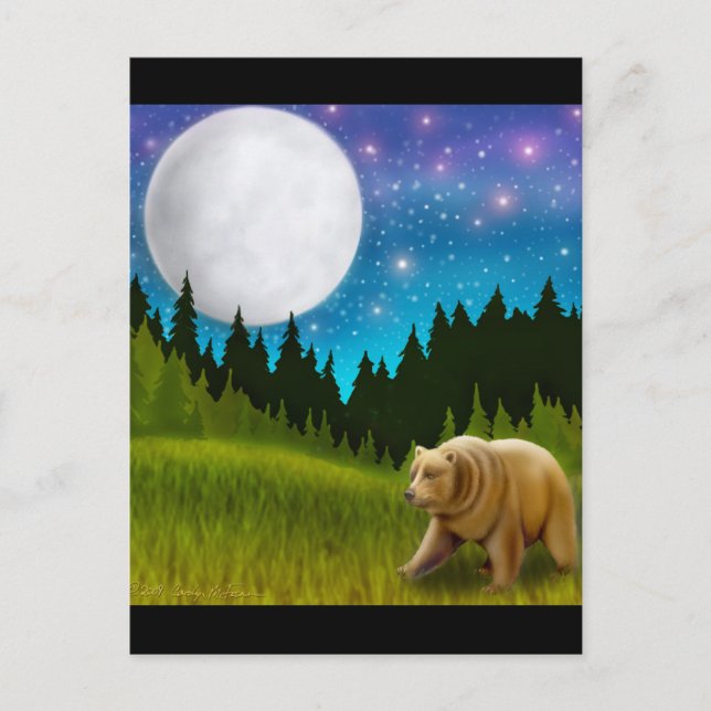 Big Himlar Grizzly-vykort Vykort (Framsida)