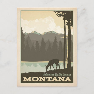 Big Himlar Land Montana Vykort