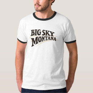 Big Himlar Montana - Big Mountain Hem, Bigger Ski T Shirt