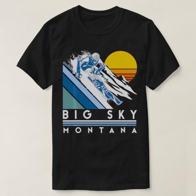Big Himlar Montana Retro Ski T Shirt (Design framsida)