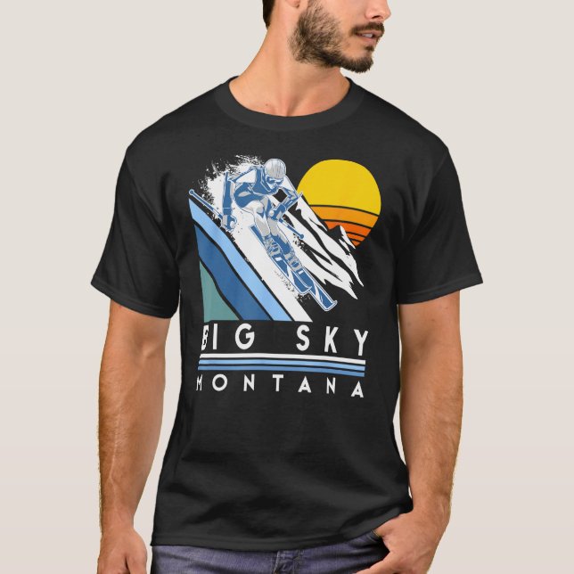 Big Himlar Montana Retro Ski T Shirt (Framsida)