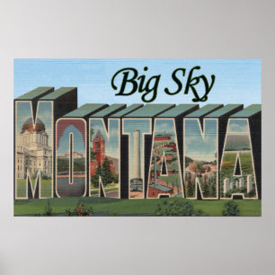 Big Himlar, Montana - Stora Brev Scenes Poster