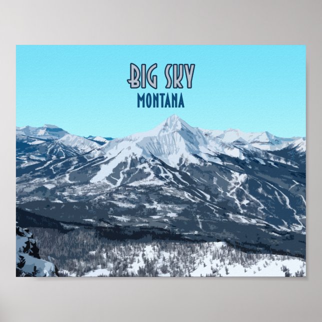 Big Himlar Montana Vintage Poster (Framsidan)