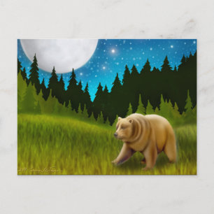 Big Himmel Grizzly-vykort Vykort