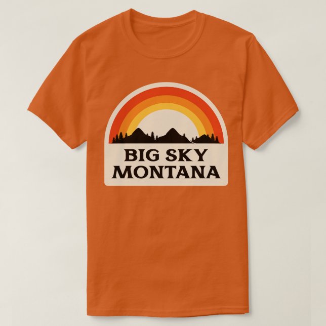 Big Himmel Montana Retro T Shirt (Design framsida)