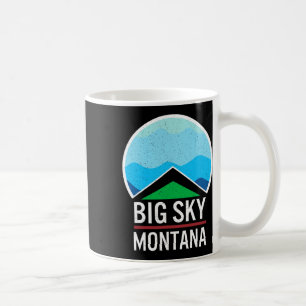 Big Himmel Montana Ski Skiing Snowboarding Skier S Kaffemugg